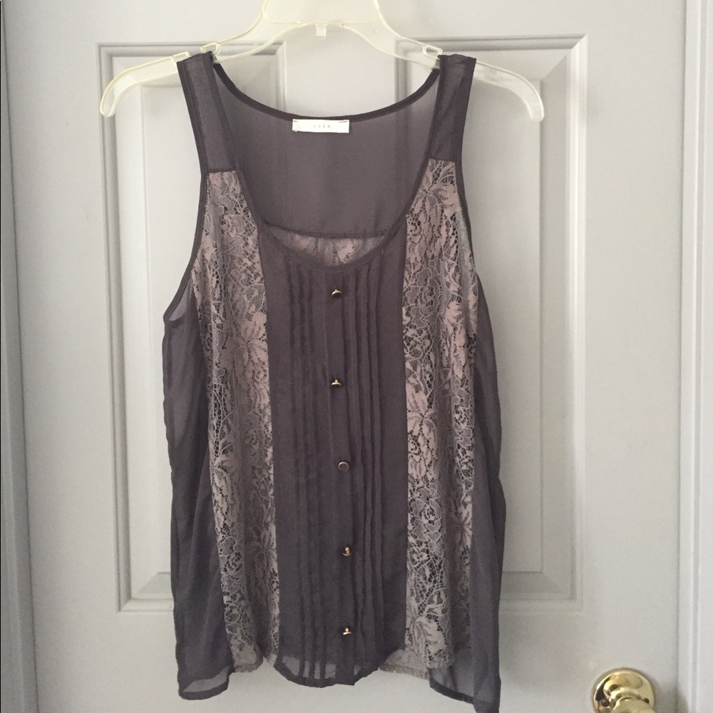 Lush lace tank