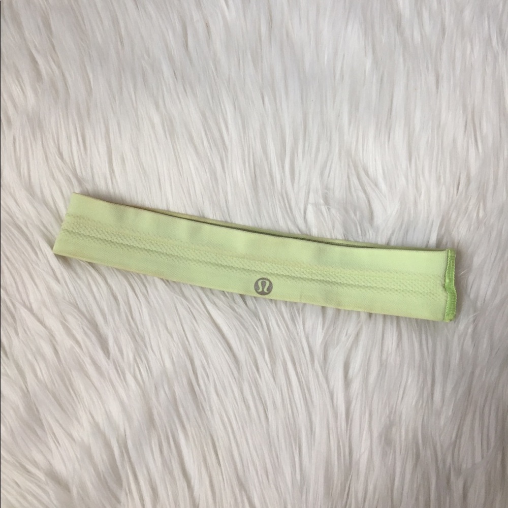 LULULEMON lime green headband