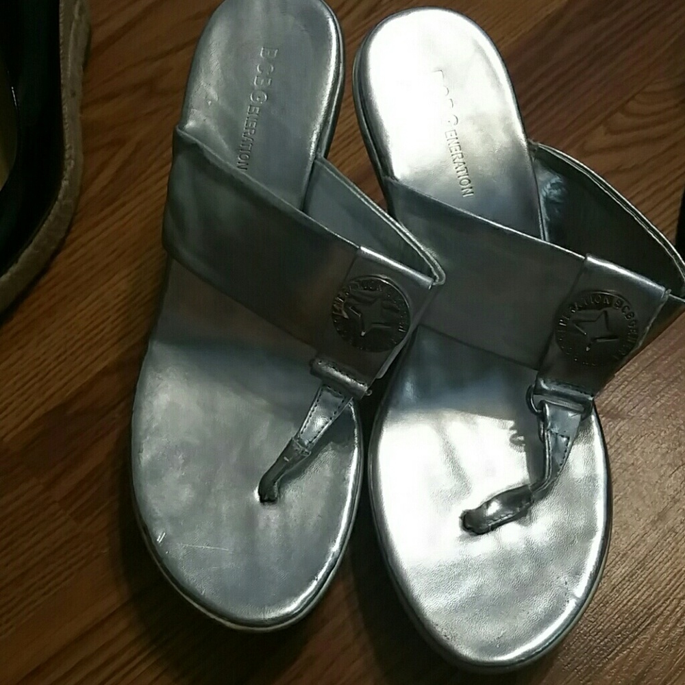 Metal silver wedges