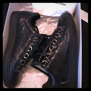 All black Balenciaga