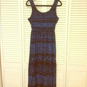 Blue Maxi Dress- Super Comfy!
