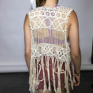 Crochet Open Vest