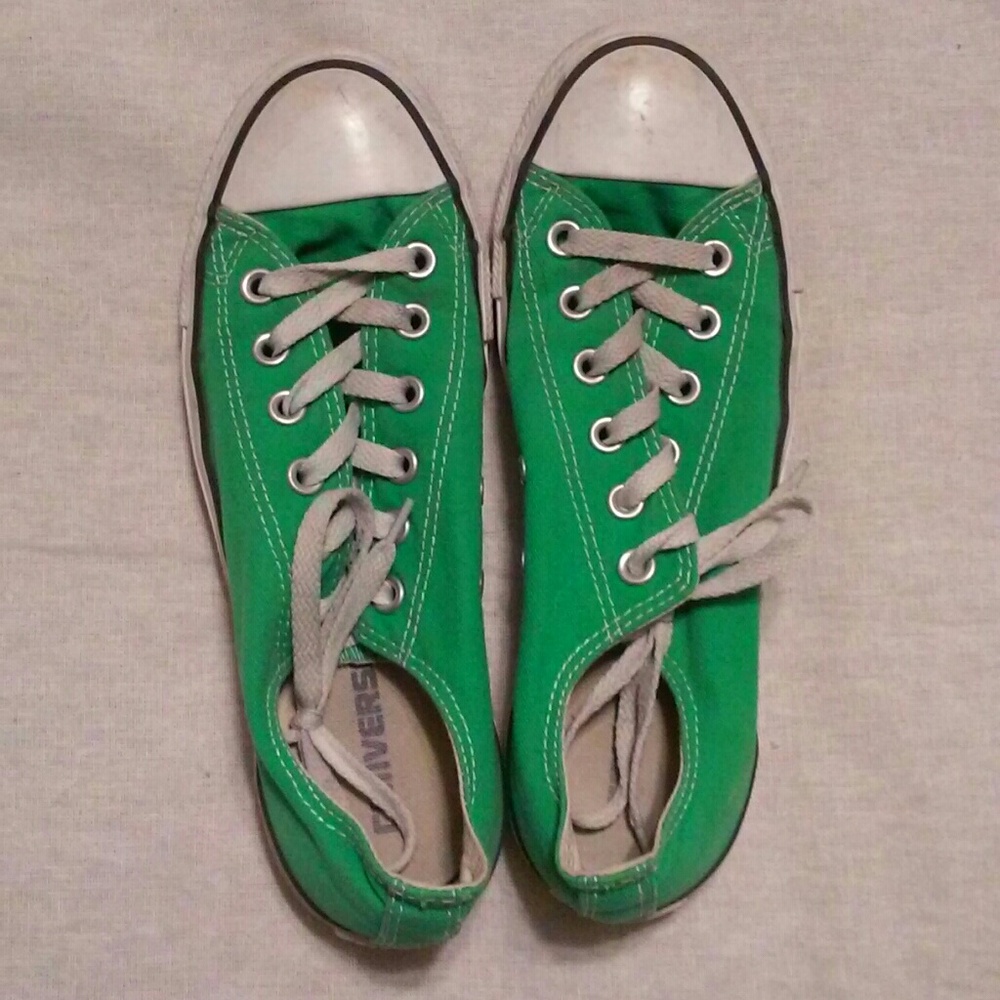 Loved Green Converse Shoes