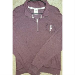 PINK Slouchy Quarter Zip!