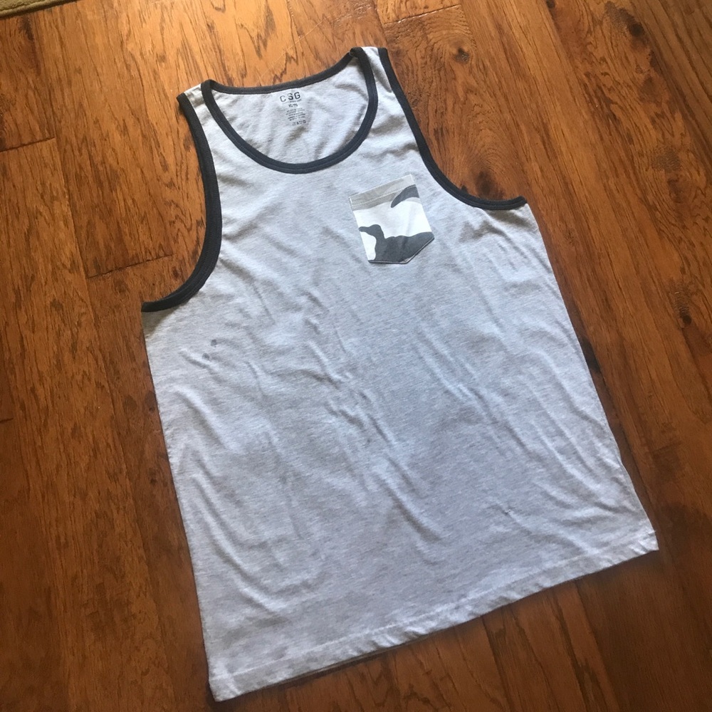 Champs Unisex Fatigue Pocket Tank Top
