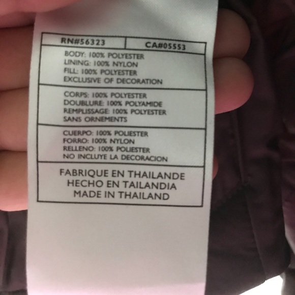 Nike Magenta Vest With Faux Fur Collar Trim - Picture 8 of 8