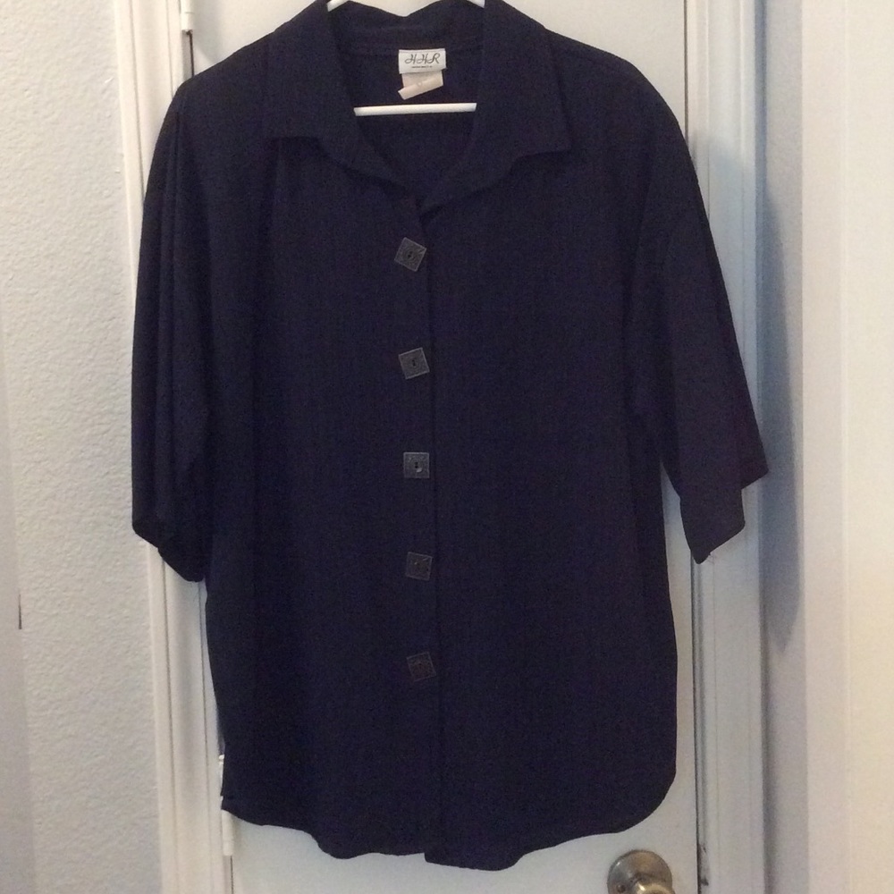 HHR 2 piece pant suit with decorative buttons