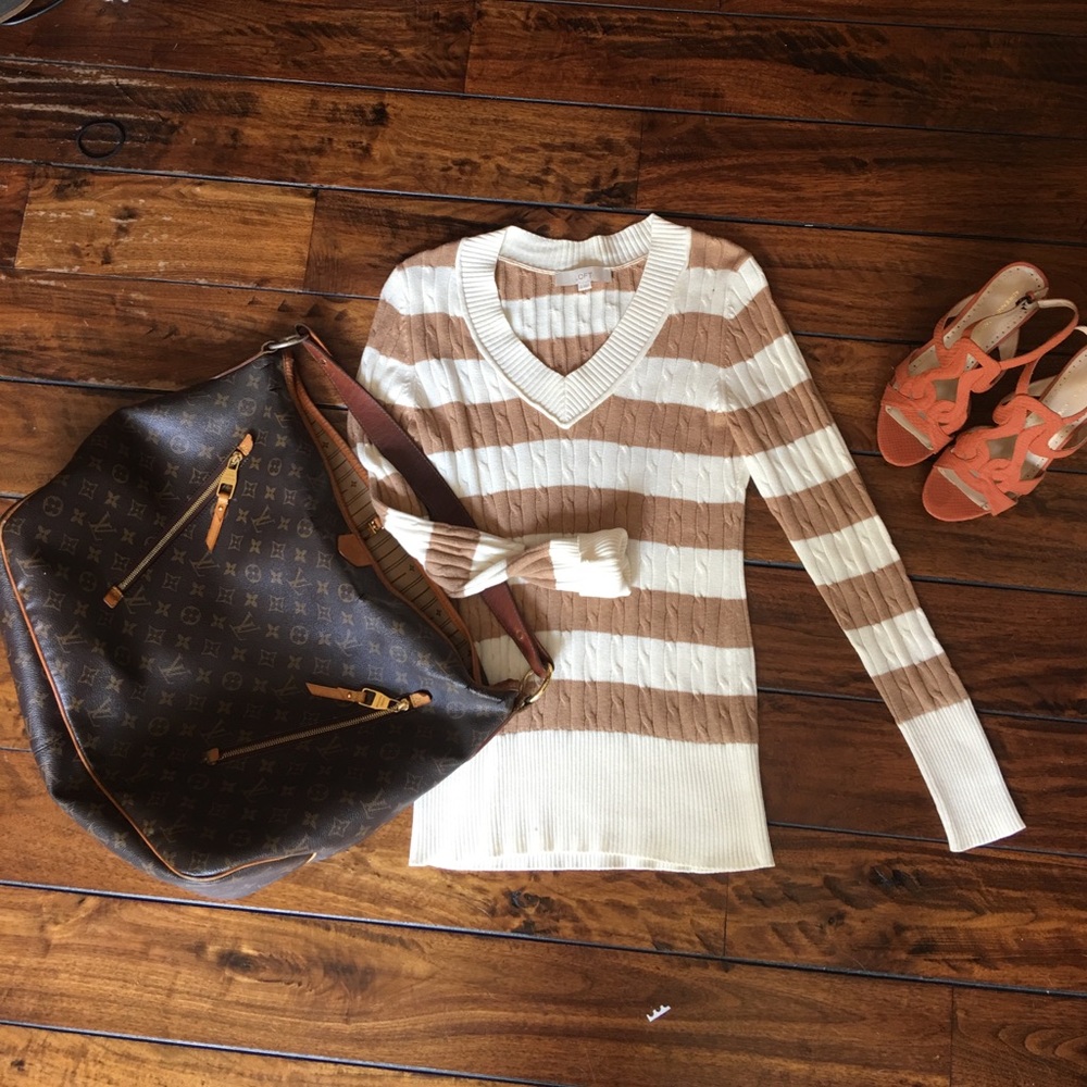 Ann Taylor Loft Cable Knit Sweater