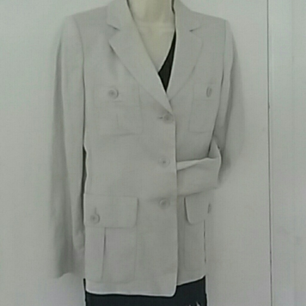 Armani Colezione linen safari jacket 6