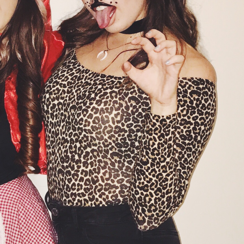 Leopard Print Bodysuit