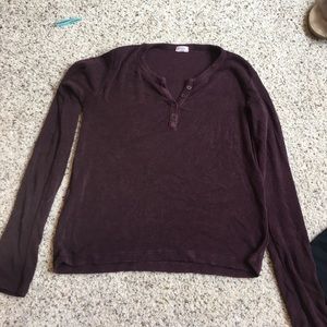 Maroon long sleeve