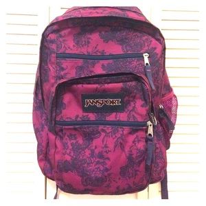 Floral Print Jansport Backpack - Gently Used!!