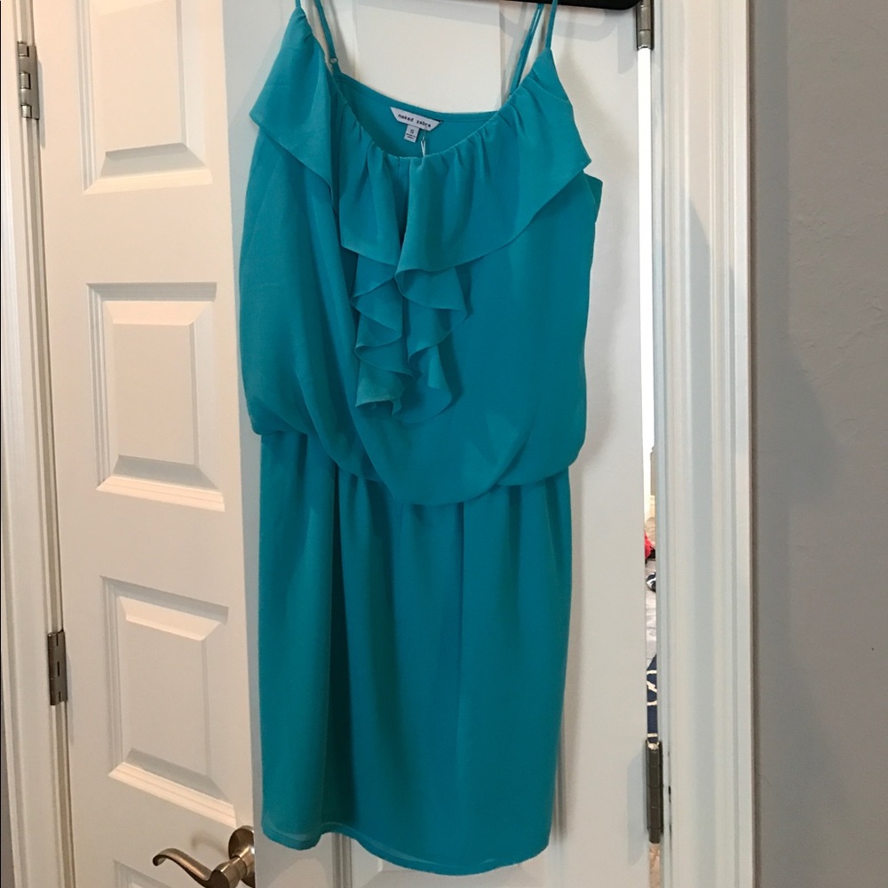 Brand new Naked Zebra ruffle dress