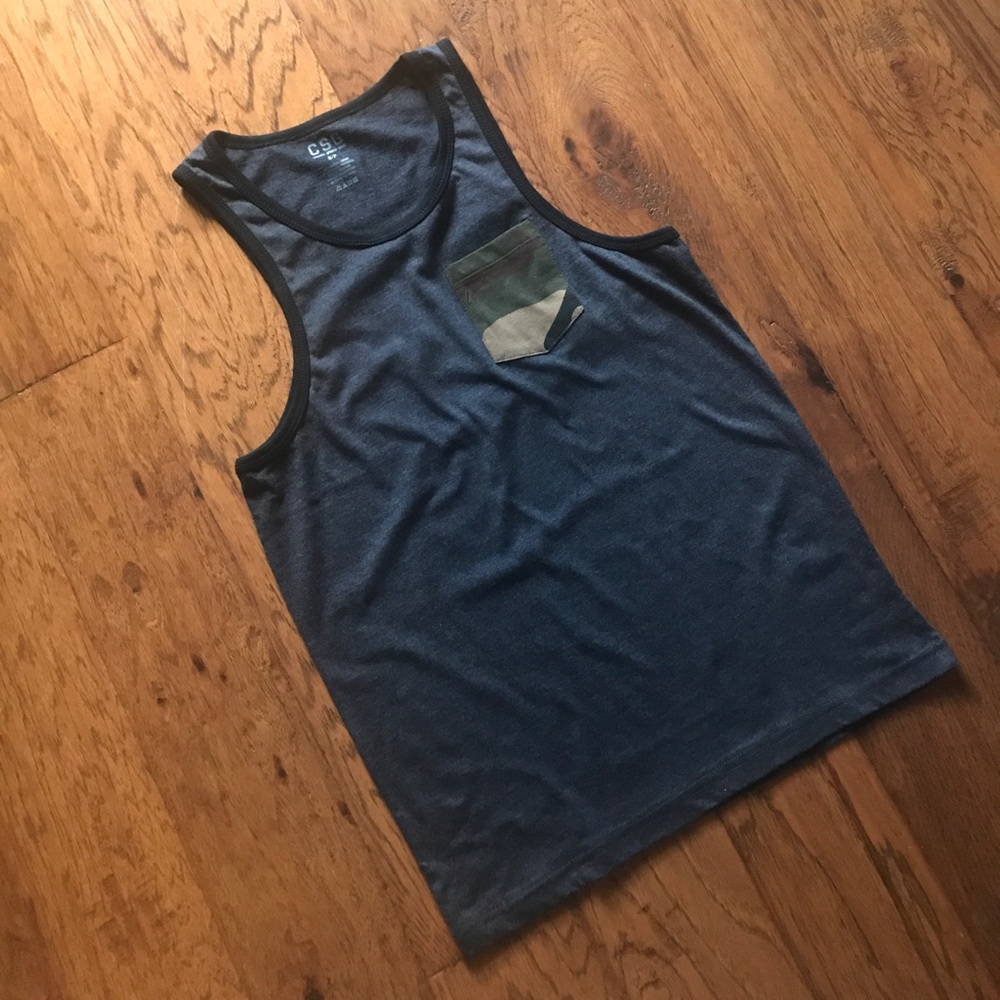 Champs Unisex Fatigue Pocket Tank Top