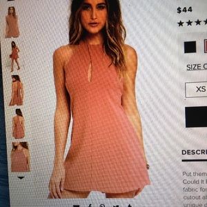 Lulus once worn dusty rose shift dress