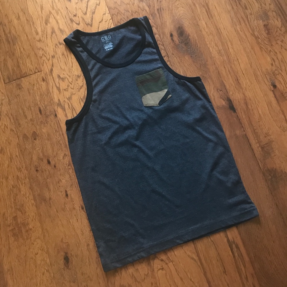 Champs Unisex Fatigue Pocket Tank Top