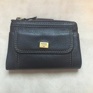 Black Fossil Wallet
