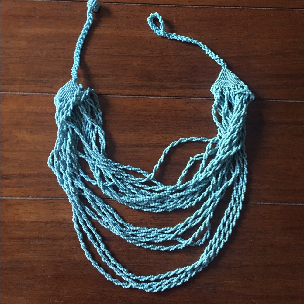 Anthropologie beaded statement necklace