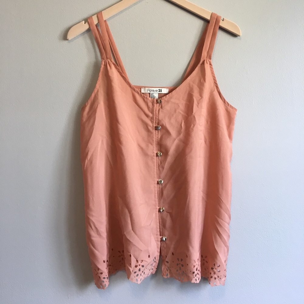 Pretty peach tank top
