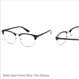 NWT BLACK FASHION GLASSES