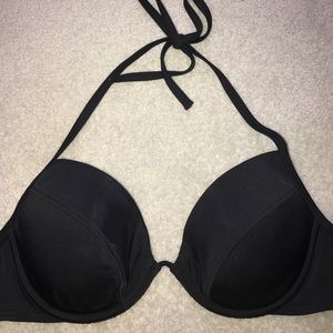 Victoria's Secret Black Push Up Bikini Top 36 C