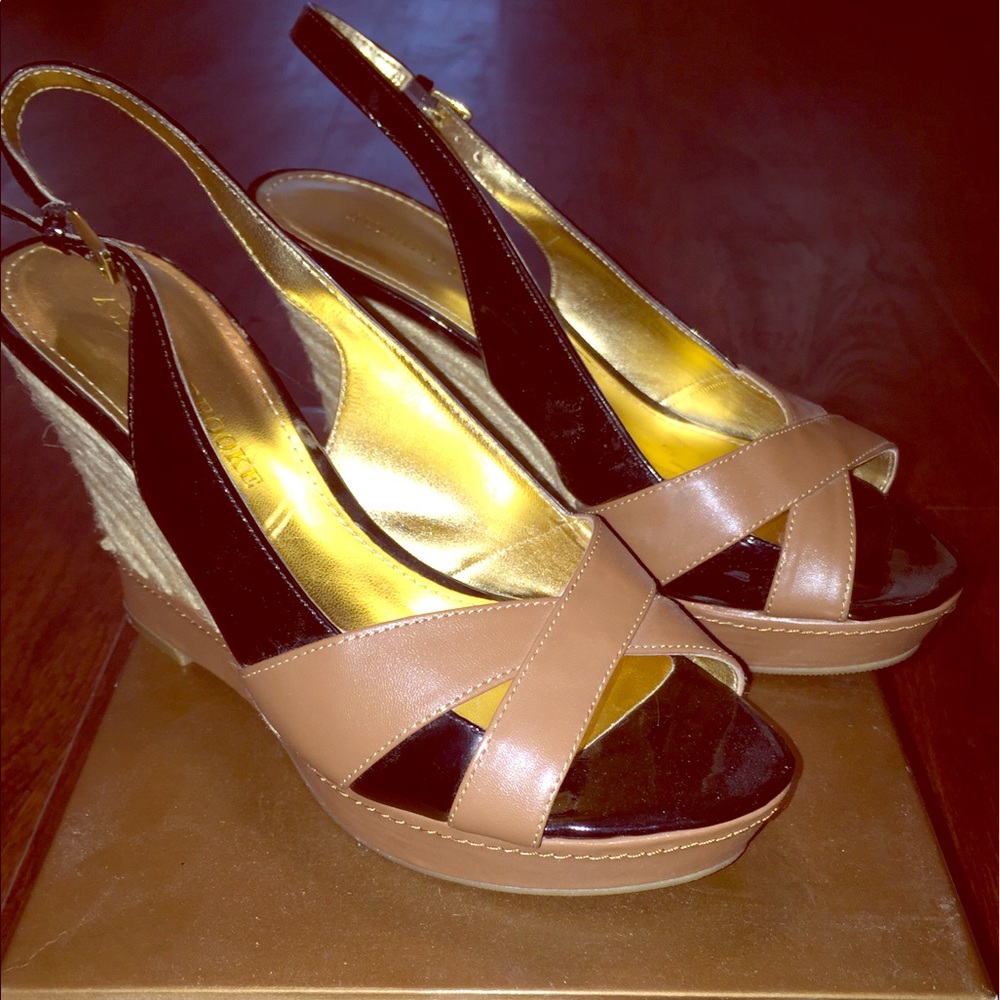 Audrey Brooke Aggie Wedge Sandal