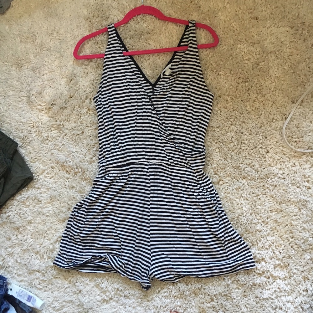 H&M Striped Romper