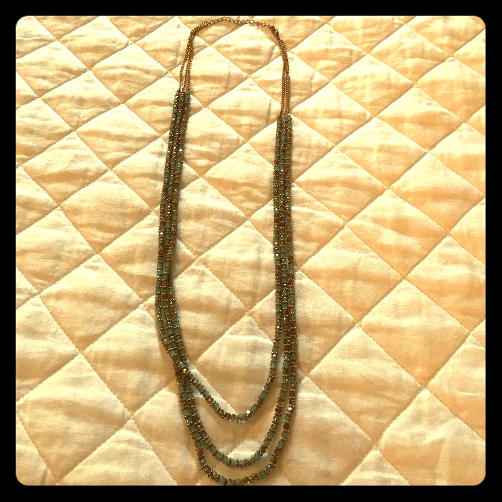 Log beaded necklace