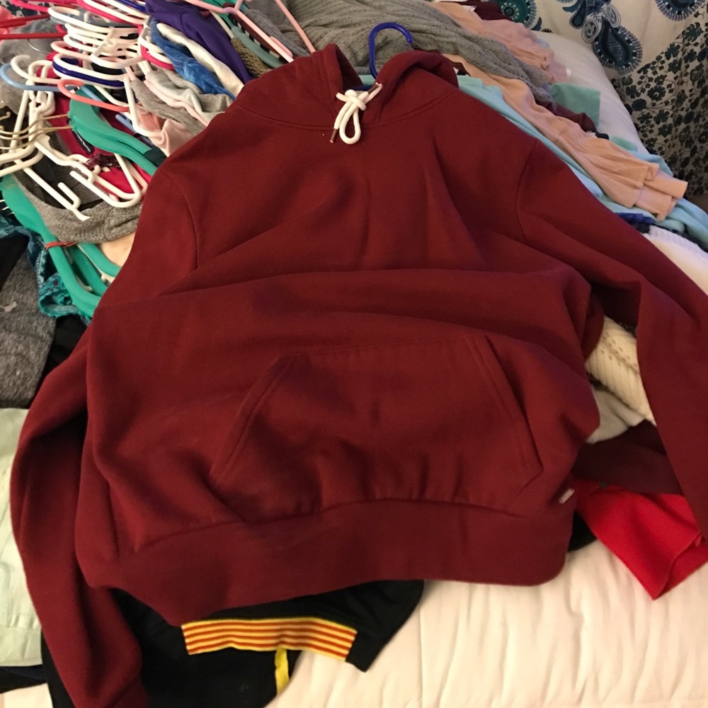 Maroon hoodie