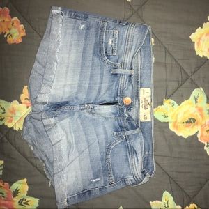 hollister short short low rise shorts