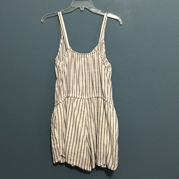 Blue and white striped romper - Picture 2 of 3