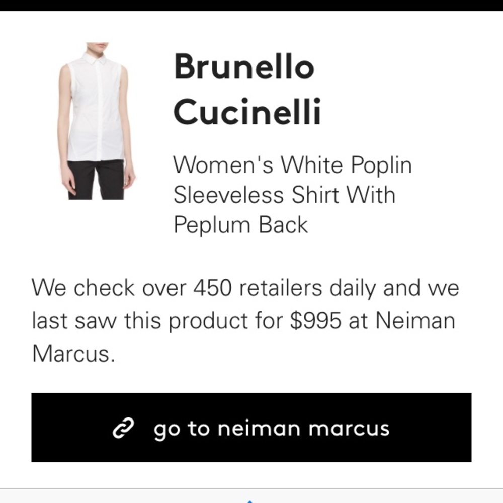 Brunello Cucinelli Sleeveless Blouse.