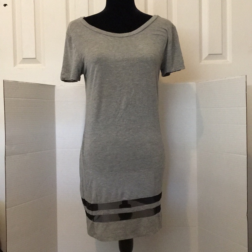 Gray t shirt dress