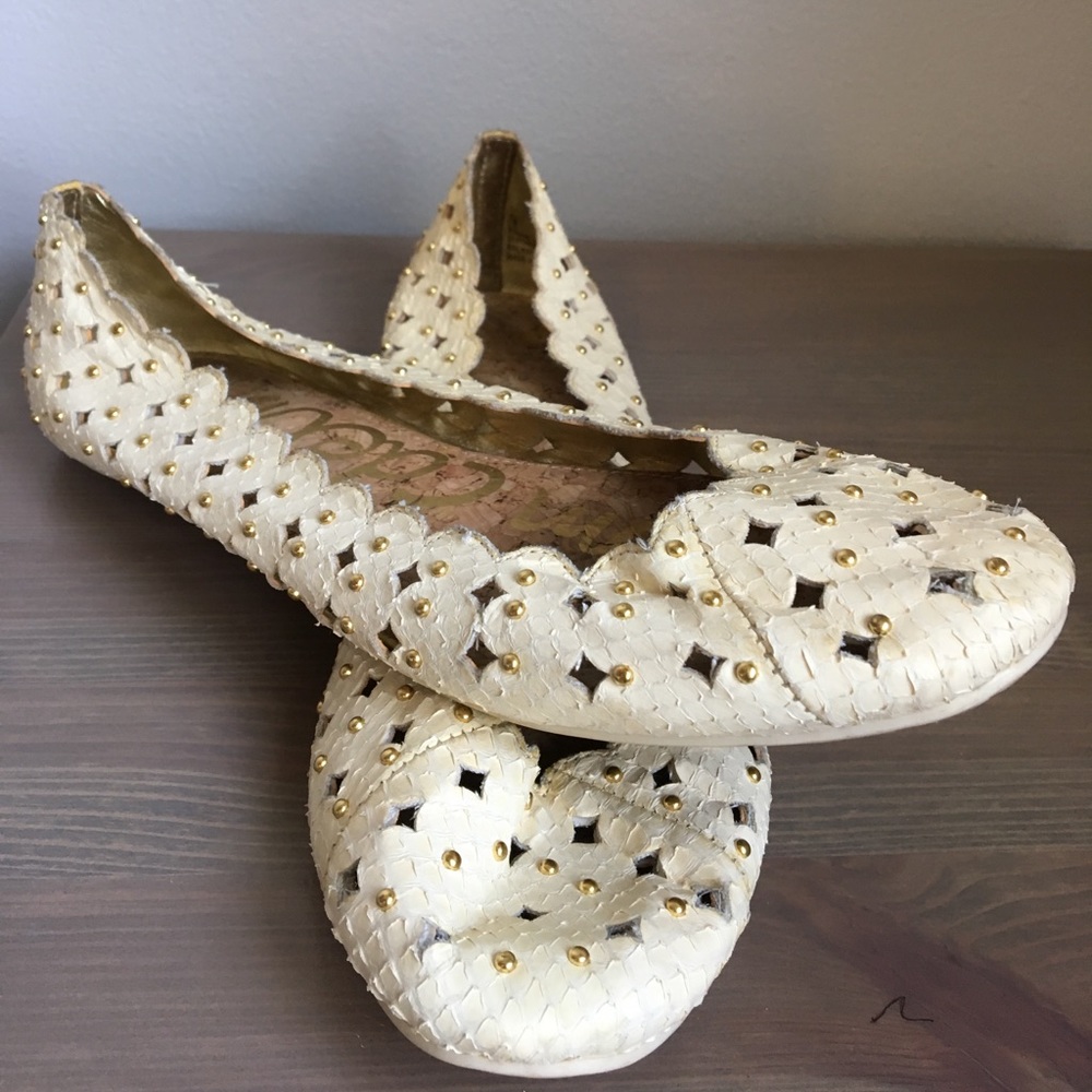 Gold studded flats, Sam Edelman