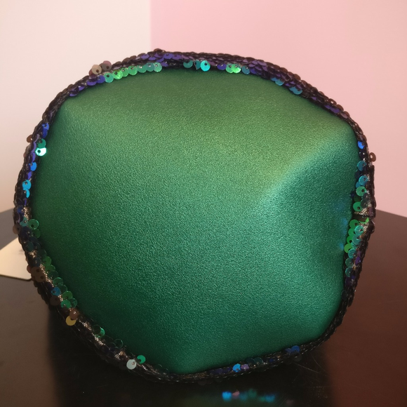 Mermaid Sequin Vegan Leather Bucket Bag - Picture 4 of 6