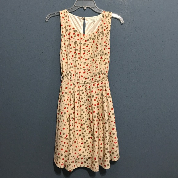 Forever 21 Dresses & Skirts - Red and cream floral print dress