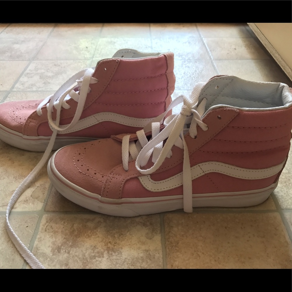 Pink vans U.S men's 4.5 U.S women's 6.0 Worn twice
