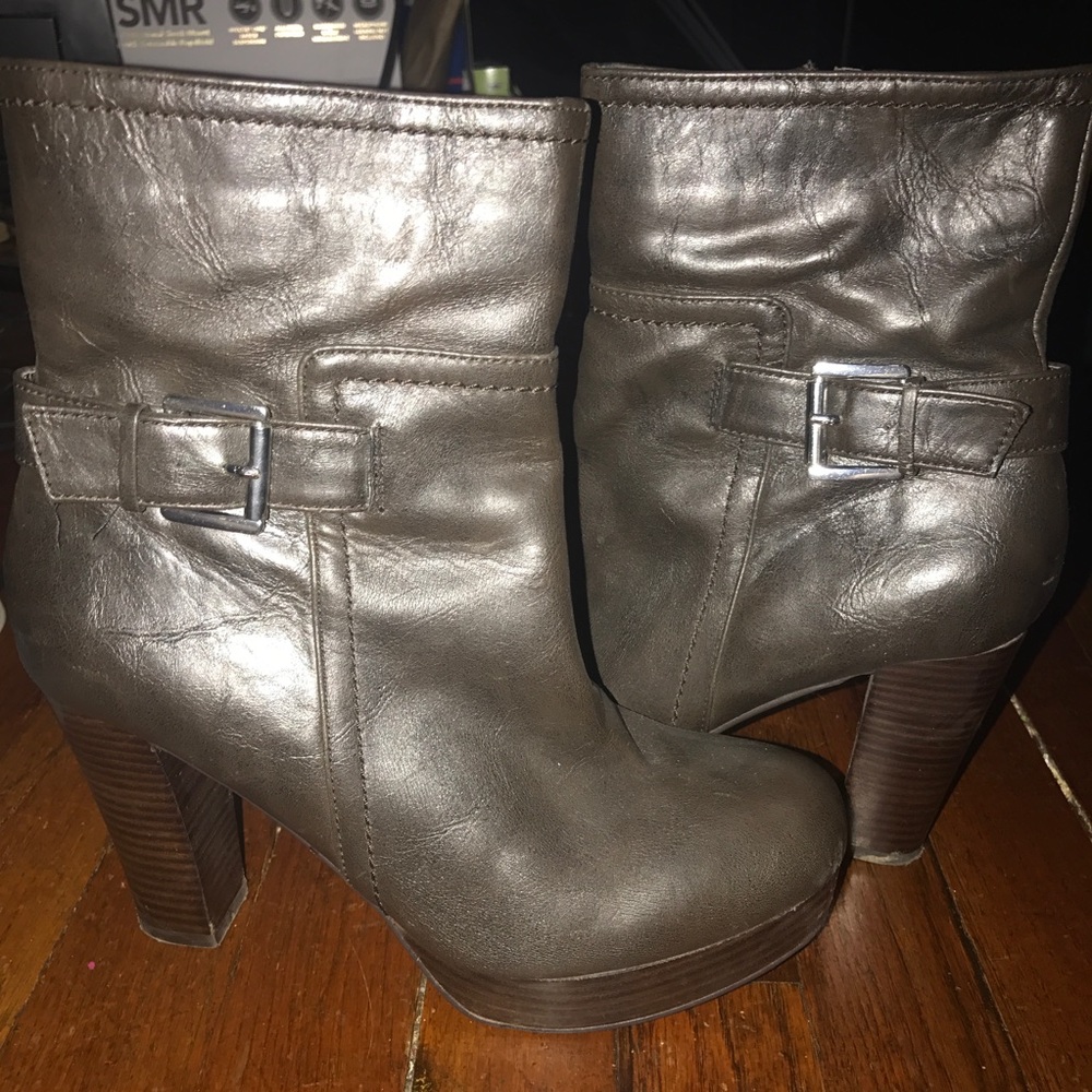 Dark Brown Mini Booties