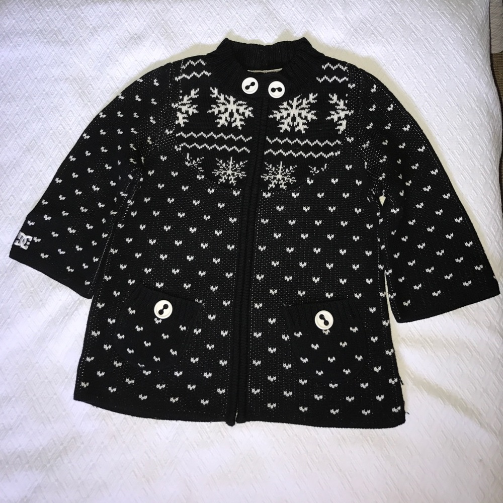 DC Cotton blend Zip-Up Sweater Jacket