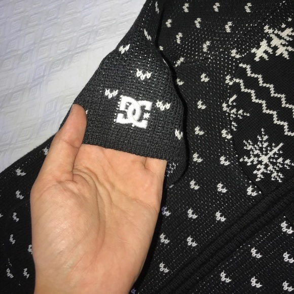 DC Cotton blend Zip-Up Sweater Jacket - Picture 4 of 8