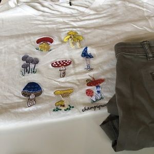 Anthropologie Akemi and Kin embellished tee