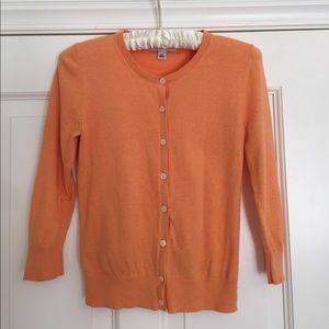 Orange cardigan