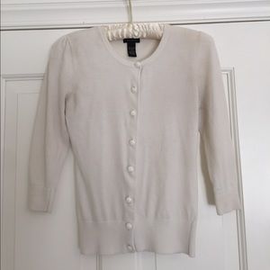White Cardigan from Nordstrom