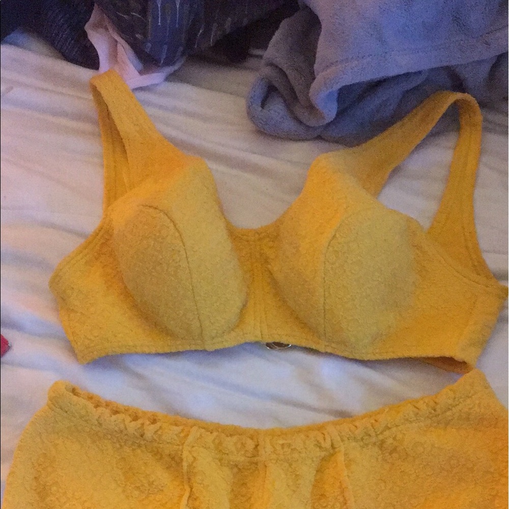 Vintage yellow bathing suit
