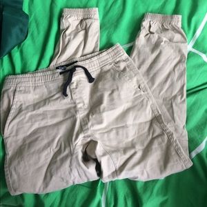 Boys Khaki joggers