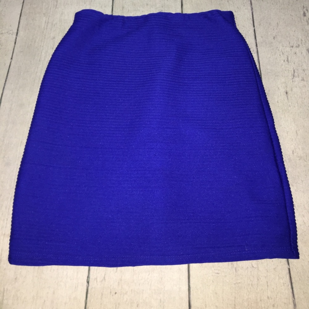 Electric Blue Body-Con Skirt!!