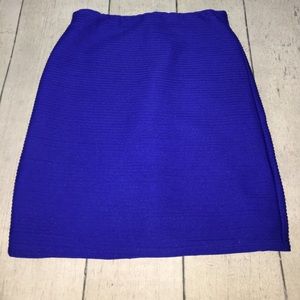 Electric Blue Body-Con Skirt!!