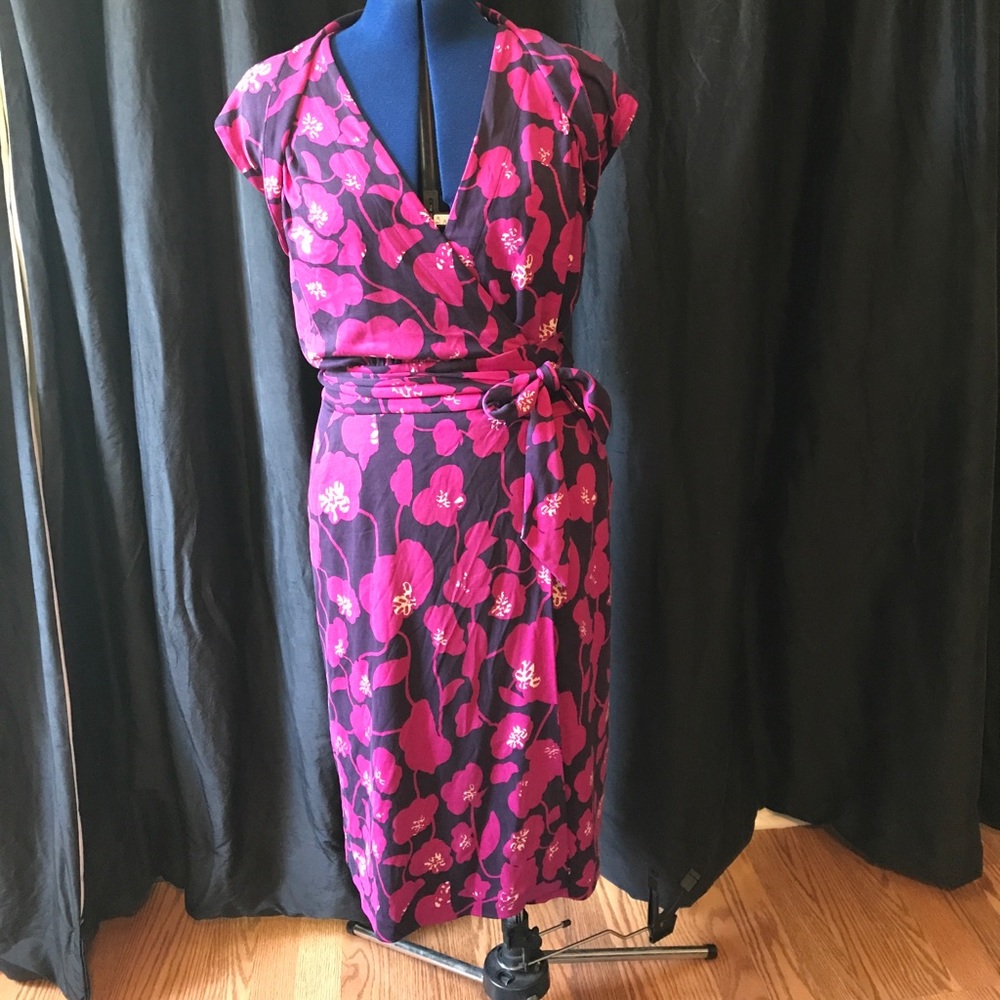 Diane von Furstenberg wrap dress.