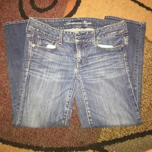 American Eagle Artist Crop Pants Capris 8 Regular