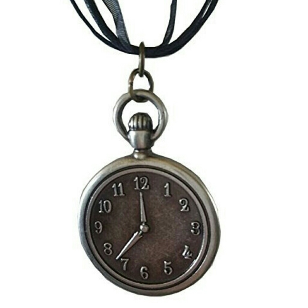 4/$16 Engraved White Rabbit Watch Alice Choker